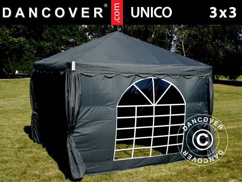 Marquee UNICO 3x3 m, Black