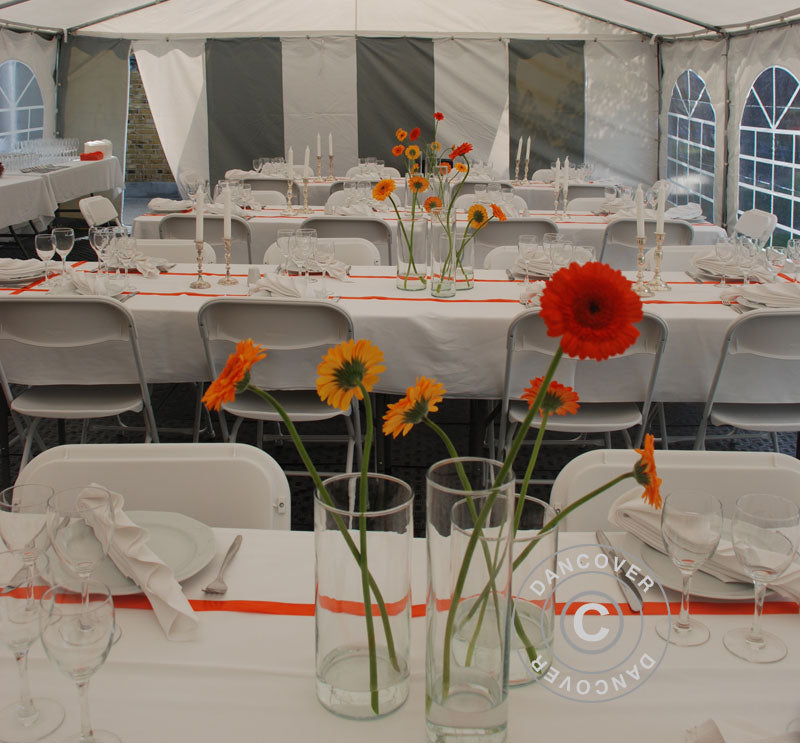 Marquee Original 4x8 m PVC 900, Grey/White