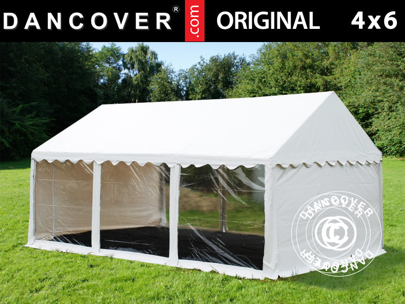 Marquee Original 4x6 m PVC 900, Panorama, White
