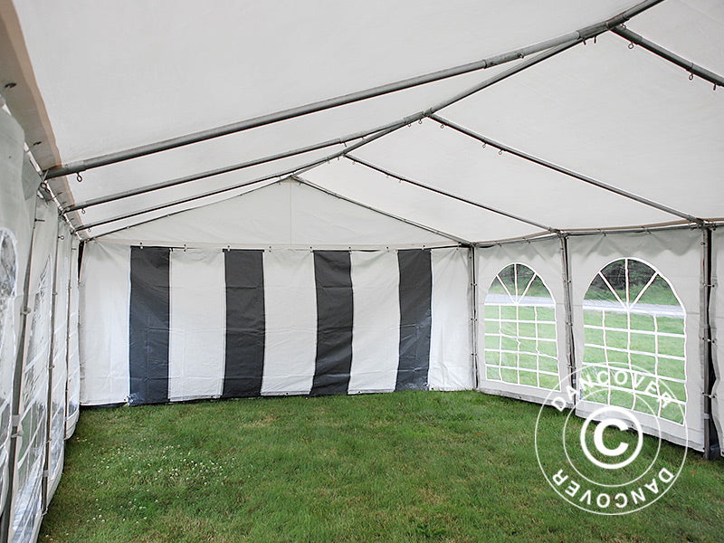 Marquee Original 4x10 m PVC 900, Grey/White