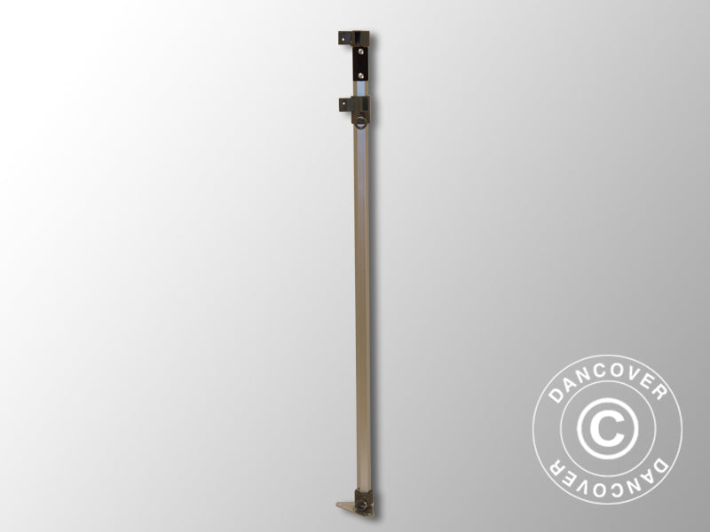 Complete corner leg 2.09/2.39 m, Grey fitting