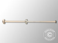 Complete roof pole 1.33 m, Grey fitting