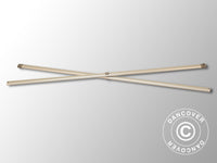 Complete scissor bar, 1.5 m, Grey