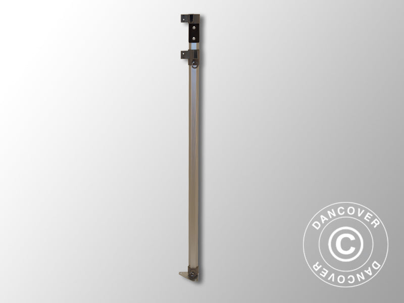 Complete corner leg 2.09/2.39 m, Grey fitting