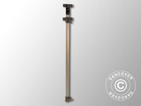 Complete middle leg 2.25/2.55 m, Black fitting