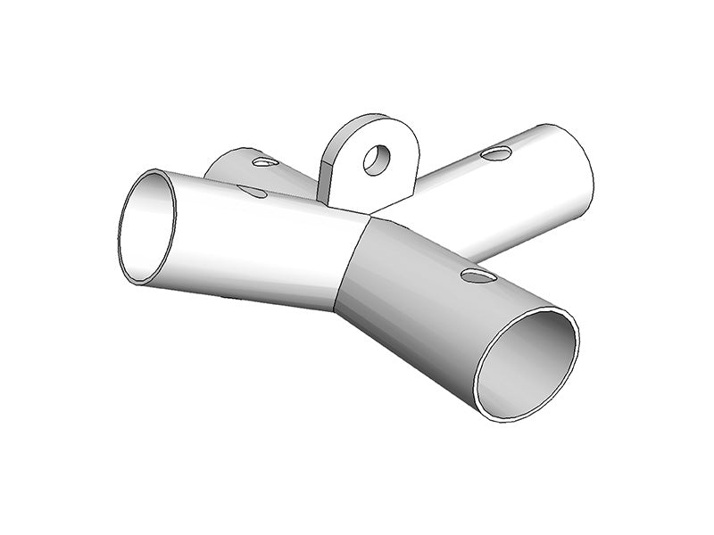 4-ways connector, Ø42 mm, 140°
