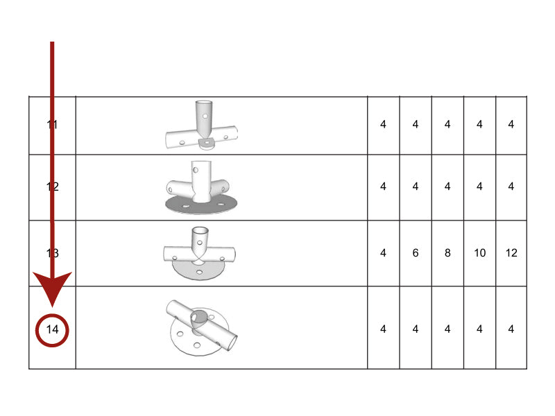 2-ways ground bar connector, Ø42 mm, 250x50 mm