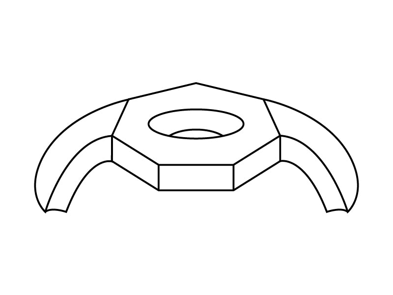 Bag w/wingnuts & screws