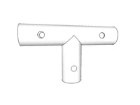 3-ways connector, Ø42-54 mm