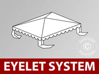 Roof cover for Marquee UNICO, PVC/Polyester, 3x3 m, White