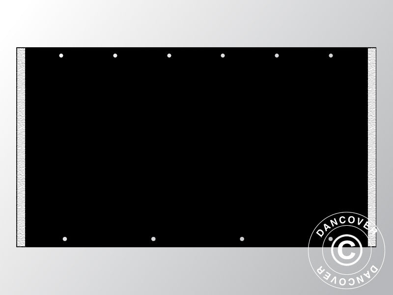 Endwall UNICO 3 m (3x3m), Black