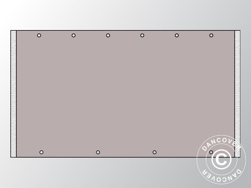 Endwall UNICO 3 m (3x3m), Sand