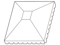 Roof for Gazebo Osiris 3x3 m, Sand