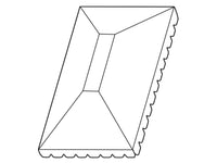 Roof for Gazebo Osiris 3x4 m, Sand