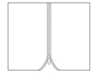 Curtain for Gazebo Osiris 4x4m, 4 pcs, Sand