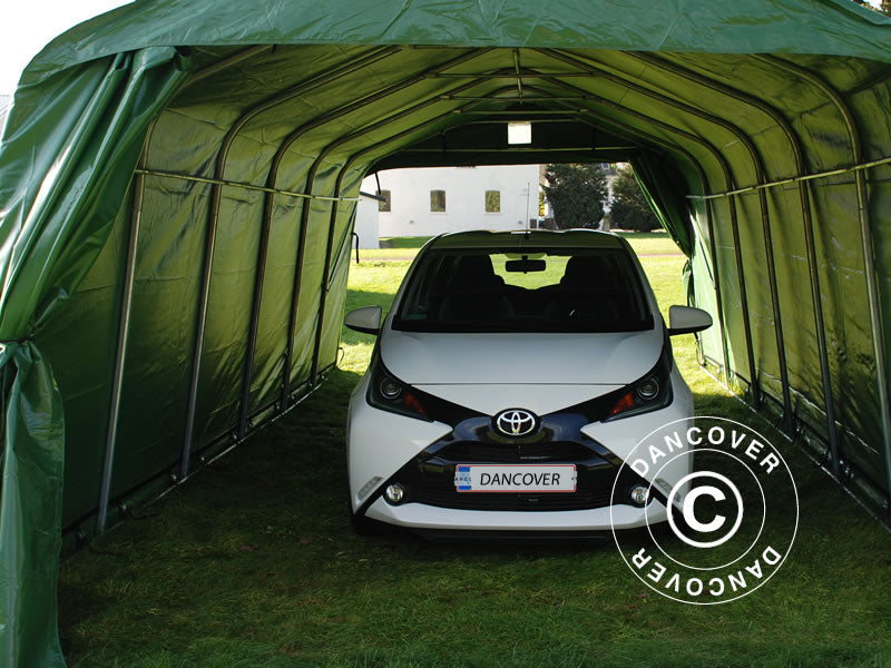 Portable Garage PRO 3.6x7.2x2.68 m, PVC, Green