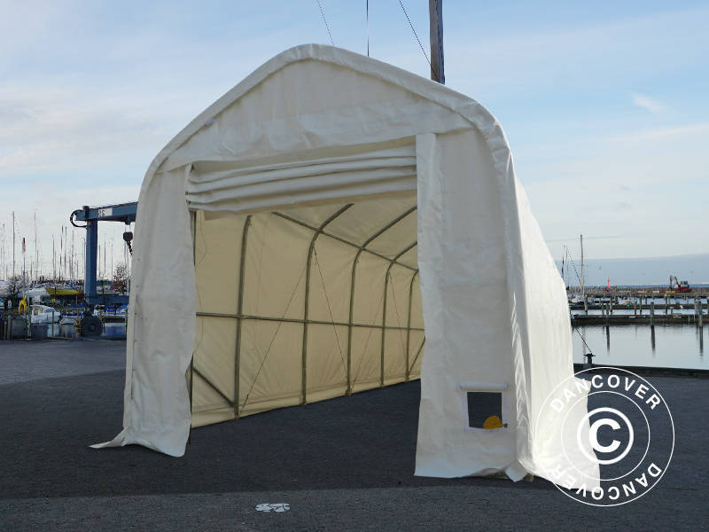 Storage tent Oceancover 5.5x15x4.1x5.3 m, PE, White