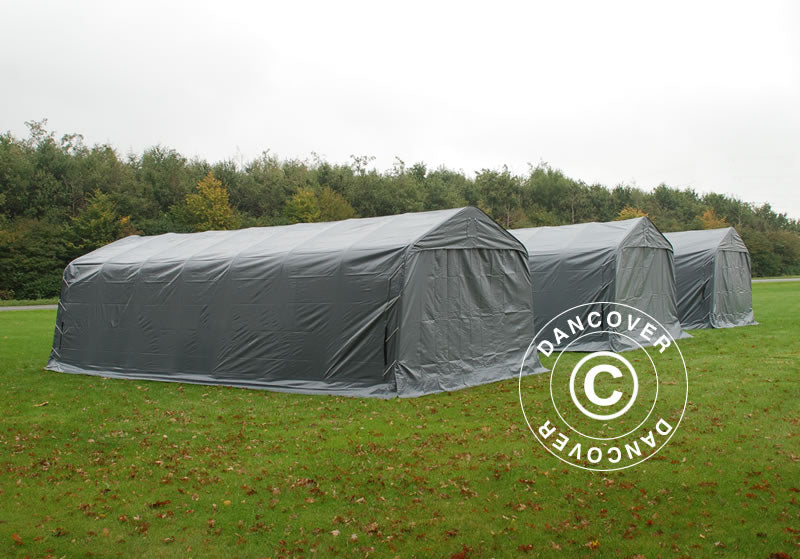 Portable Garage PRO 3.6x8.4x2.68 m PVC, Grey