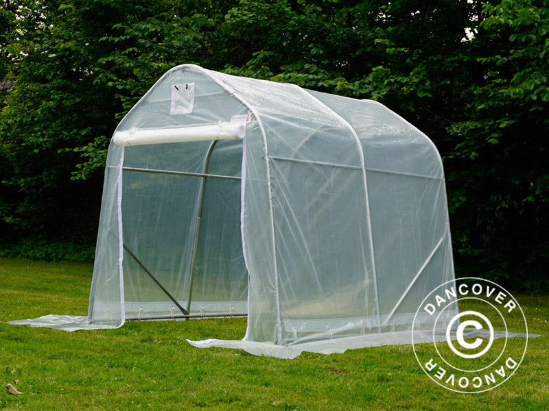 Polytunnel Greenhouse, 2x2x2 m, PE, 4 m², Transparent