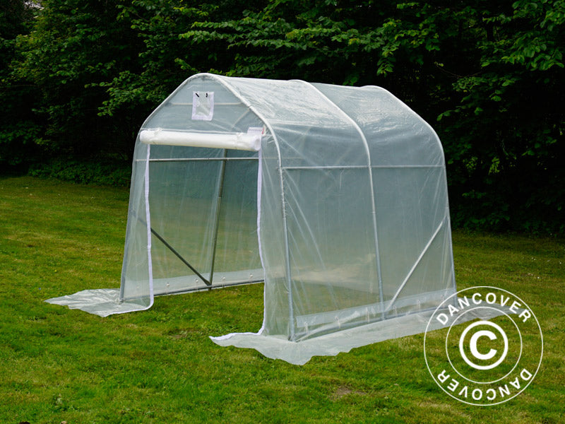 Polytunnel Greenhouse, 2x2x2 m, PE, 4 m², Transparent