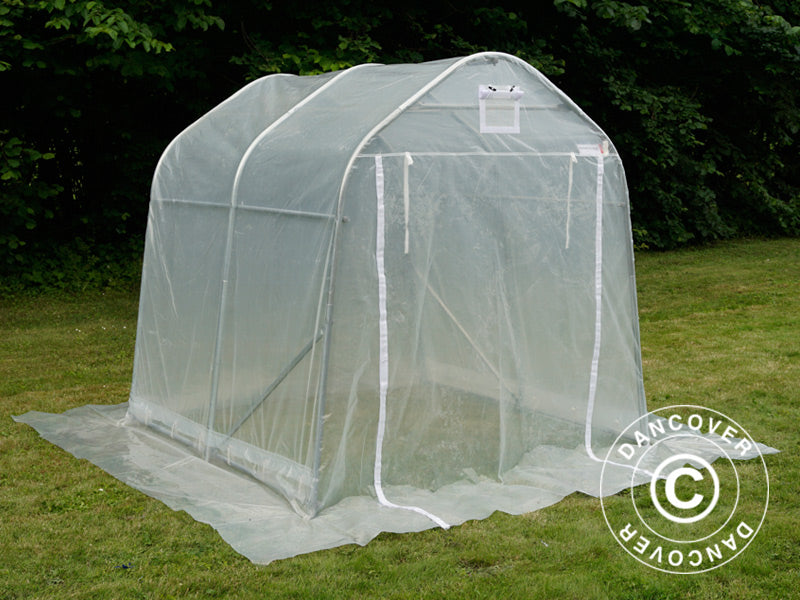 Polytunnel Greenhouse, 2x2x2 m, PE, 4 m², Transparent