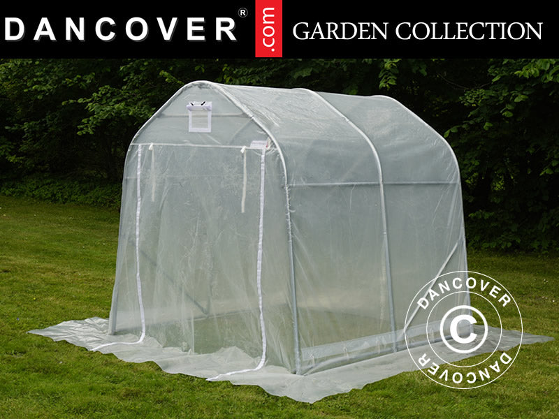 Polytunnel Greenhouse, 2x2x2 m, PE, 4 m², Transparent