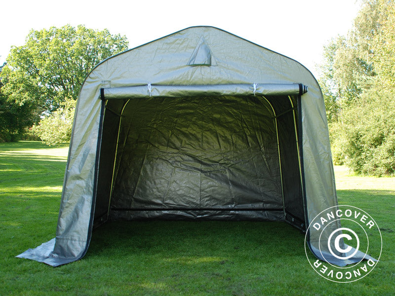 Storage tent PRO 2.4x2.4x2 m PE, Grey