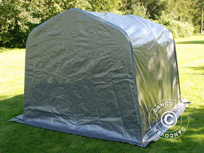 Storage tent PRO 2.4x2.4x2 m PE, Grey