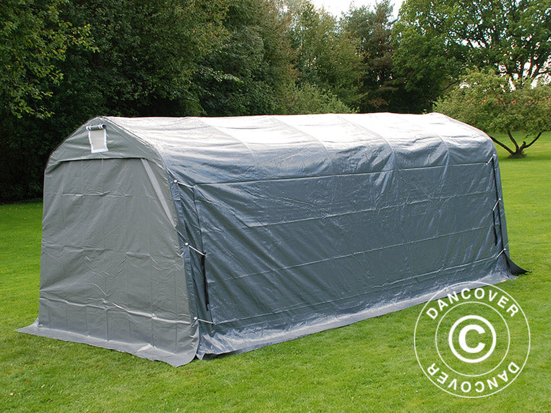 Storage tent PRO 2.4x6x2.34 m PVC, Grey