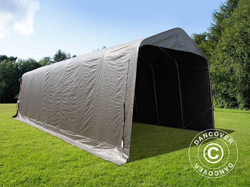 Portable Garage PRO 3.77x9.7x3.18 m PE, Grey