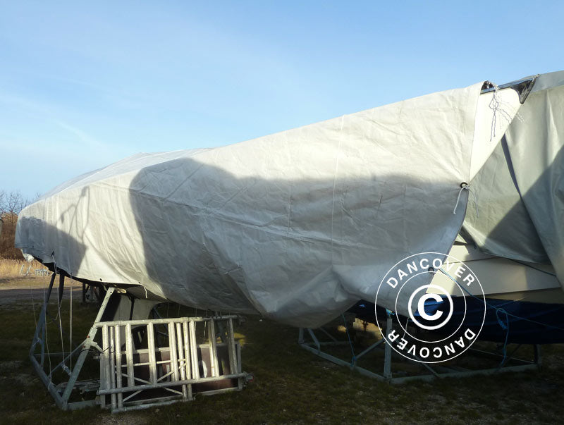 Tarpaulin 6x12 m, PE 300 g/m² White
