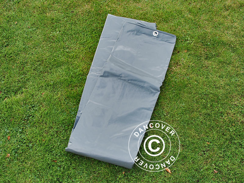 Tarpaulin 6x10 m, PVC 500 g/m², Grey