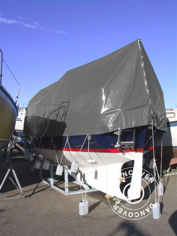Tarpaulin 6x12 m, 500 g/m², Grey