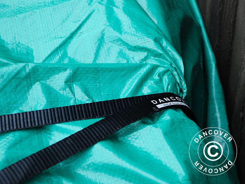 Tarpaulin 10x15 m, PE 65 g/m², Green