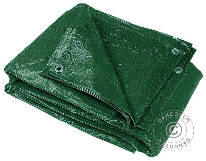 Tarpaulin 16x16 m, PE 65 g/m², Green