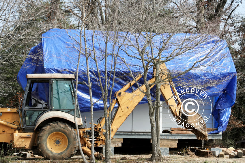 Tarpaulin 4x6 m, PE 250 g/m², Blue