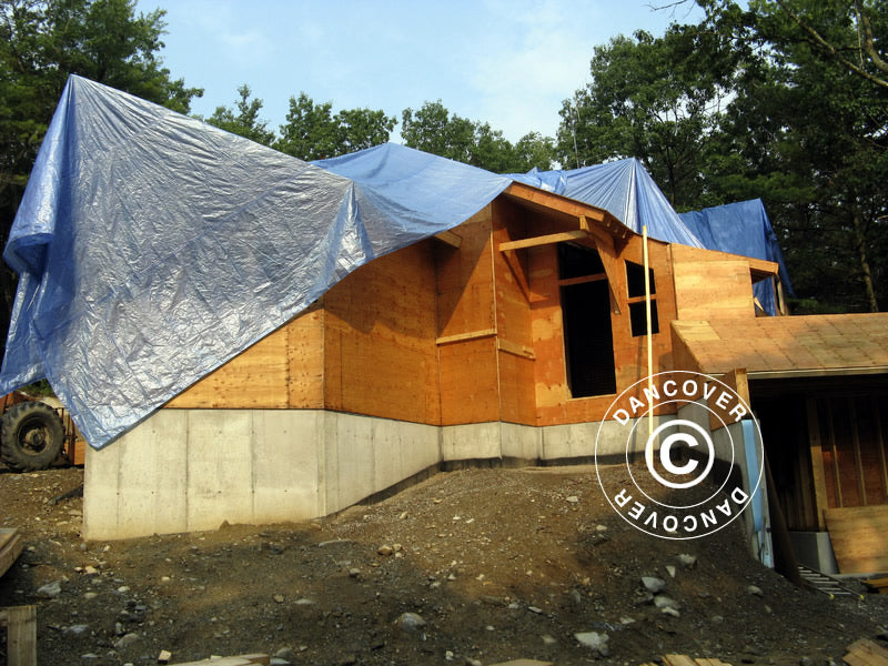 Tarpaulin 6x8 m, PE 250 g/m², Blue