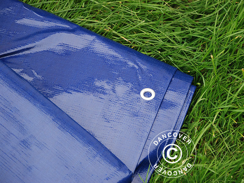 Tarpaulin 8x10 m, PE 250 g/m², Blue