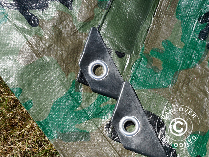 Camouflage tarpaulin Woodland 2.85x4 m, 100g/m²