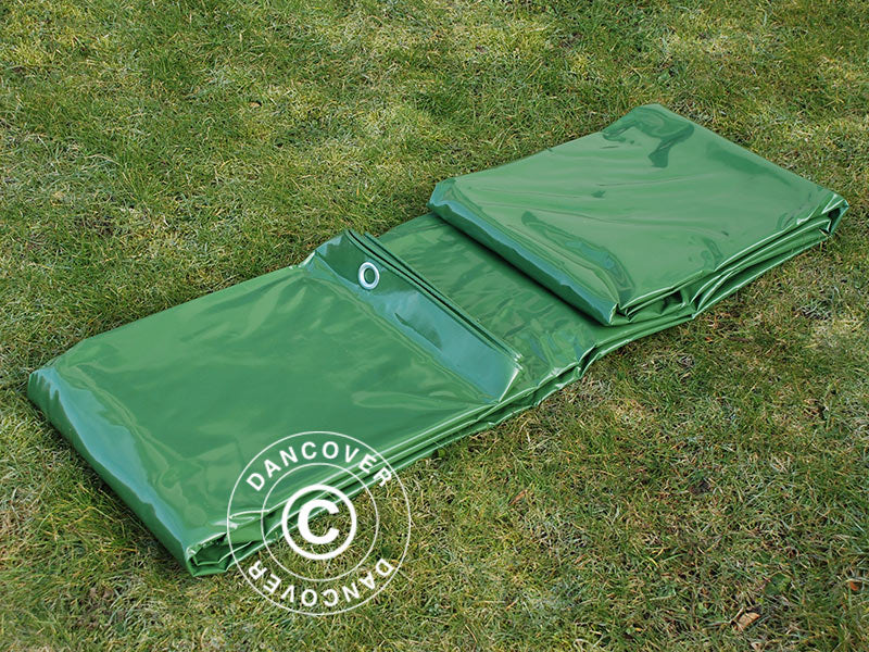 Tarpaulin 6x8 m, PVC 500 g/m², Green