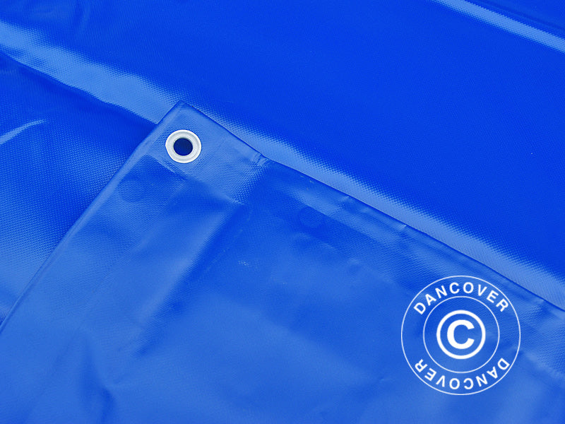 Tarpaulin 4x6 m, PVC 570 g/m², Blue