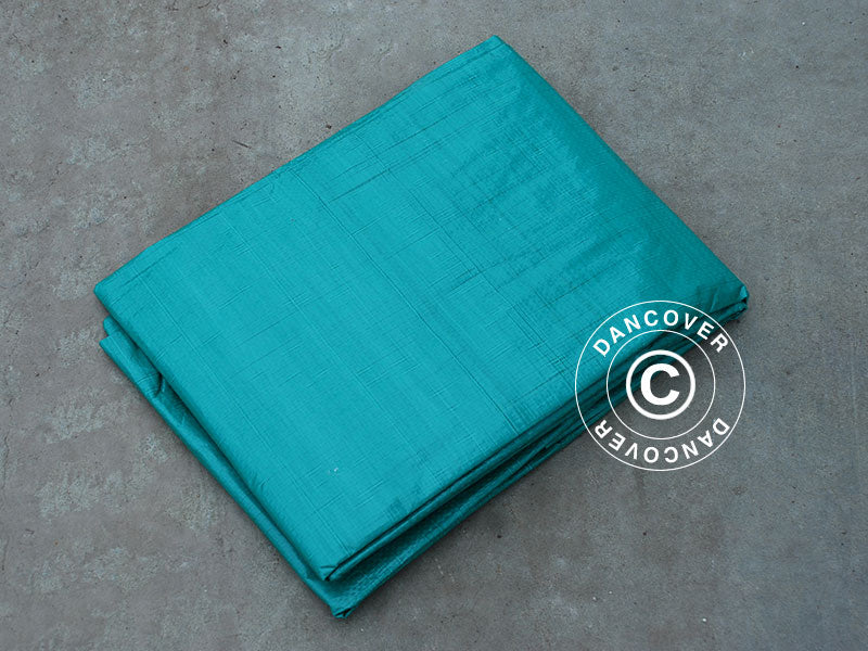 Tarpaulin 4x6 m (6 pcs), PE 65 g/m², Green