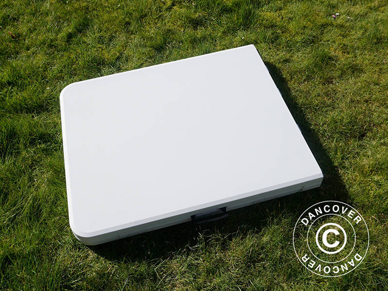 Folding Table 180x74x74 cm, Light Grey (10 pcs.)