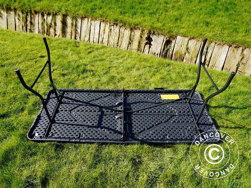 Folding Table 180x74x74 cm, Black (25 pcs.)