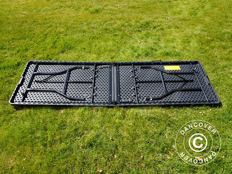 Folding Table 240x76x74 cm, Black (1 pc.)