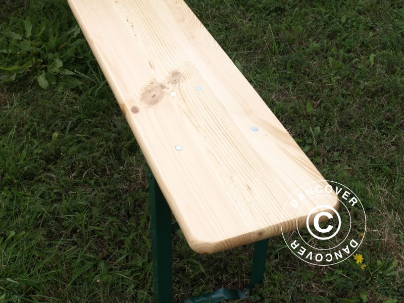 Beer Table Set 220x60x78 cm, Pinewood