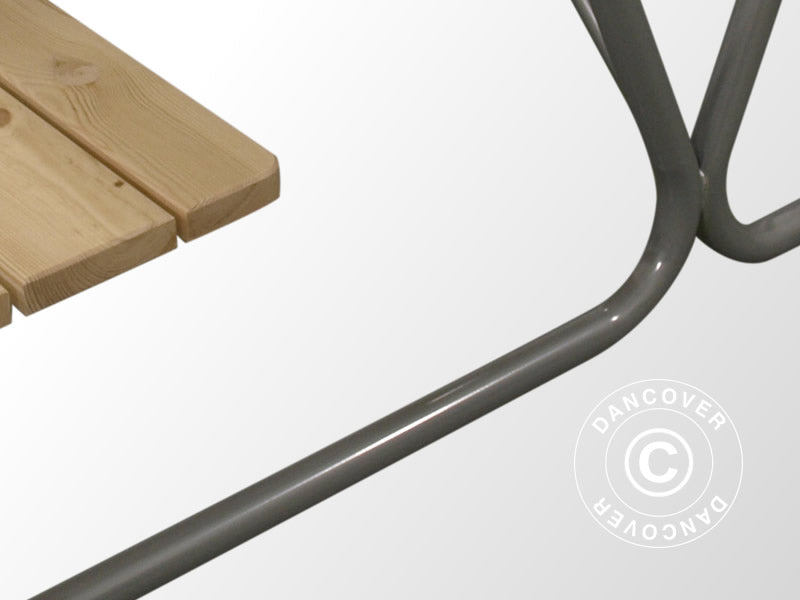 Picnic table, 1.75x1.60 m, Natural