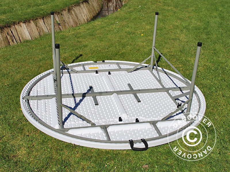 Round folding table PRO Ø183 cm, Light grey (1 pc.)