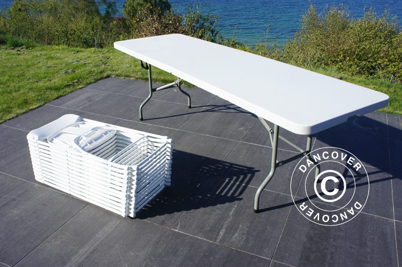 Folding Chair 44x44x80 cm, White, 24 pcs.