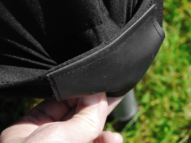 Stretch table cover Ø116x74 cm, Black